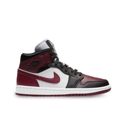 Air Jordan 1 Mid SE Black Dark Beetroot (Women's) CZ4385-016 02