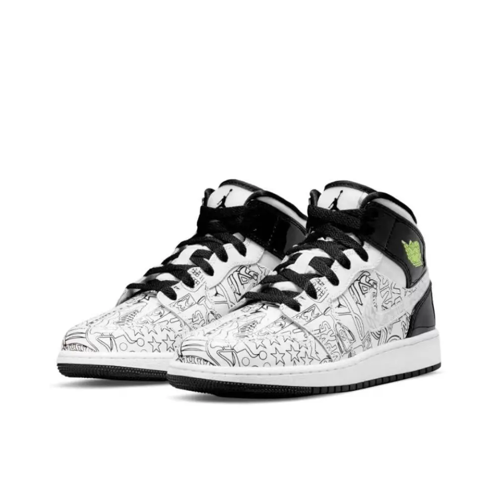 Air Jordan 1 Mid SE DIY (GS) DC4099-100
