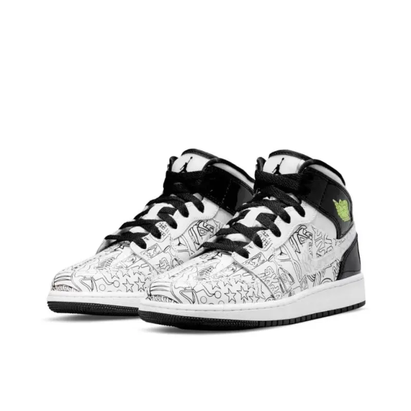 Air Jordan 1 Mid SE DIY (GS) DC4099-100
