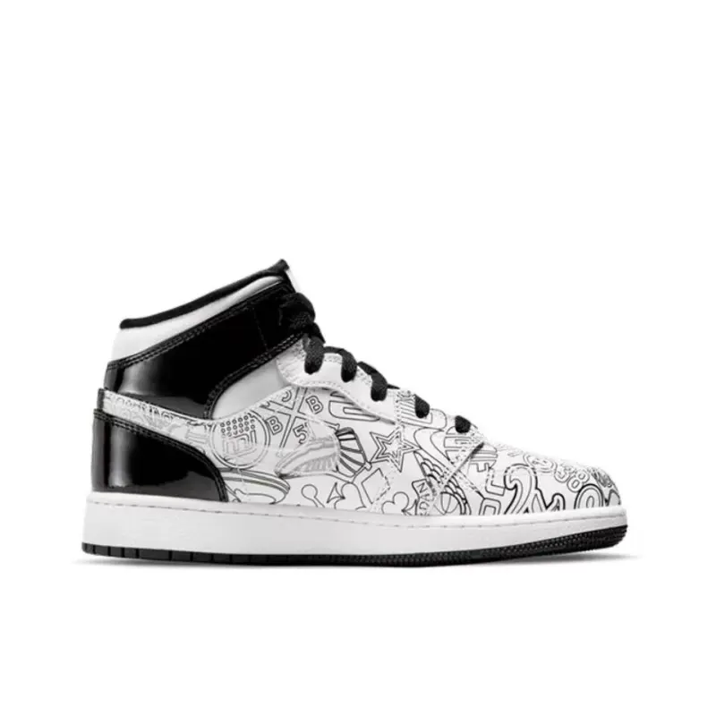 Air Jordan 1 Mid SE DIY (GS) DC4099-100