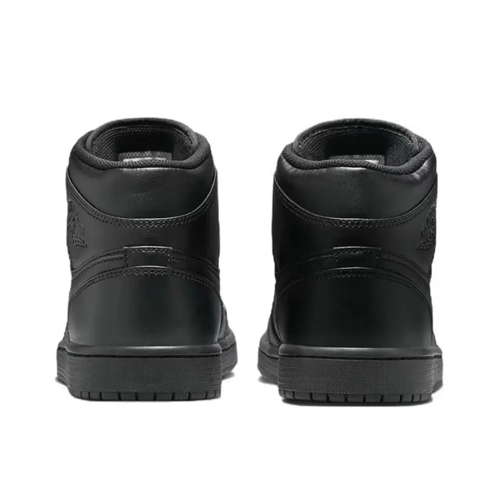 Air Jordan 1 Mid Triple Black (2022) 554724-093