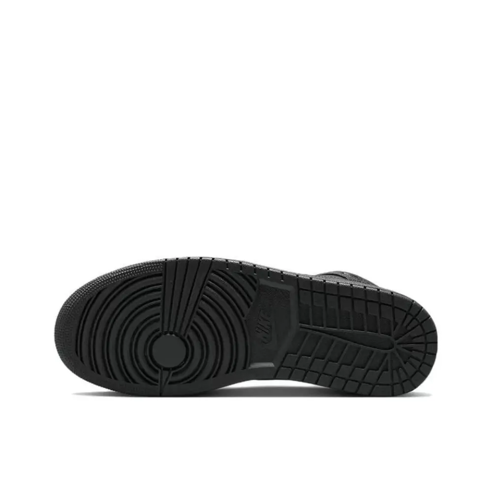 Air Jordan 1 Mid Triple Black (2022) 554724-093
