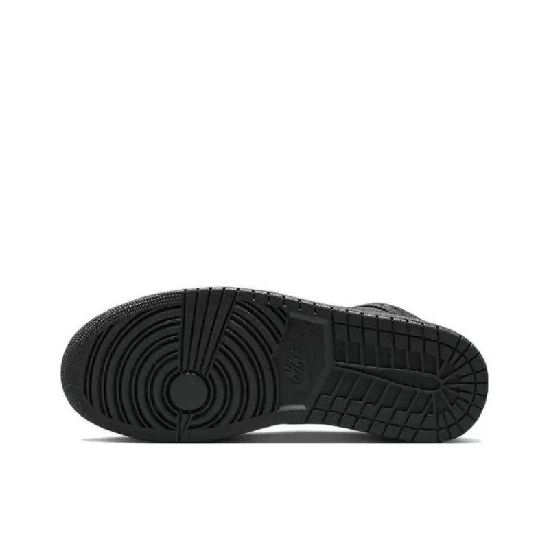 Air Jordan 1 Mid Triple Black (2022) 554724-093