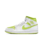 Air Jordan 1 Mid White Lime (Women's) BQ6472-131