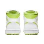 Air Jordan 1 Mid White Lime (Women's) BQ6472-131