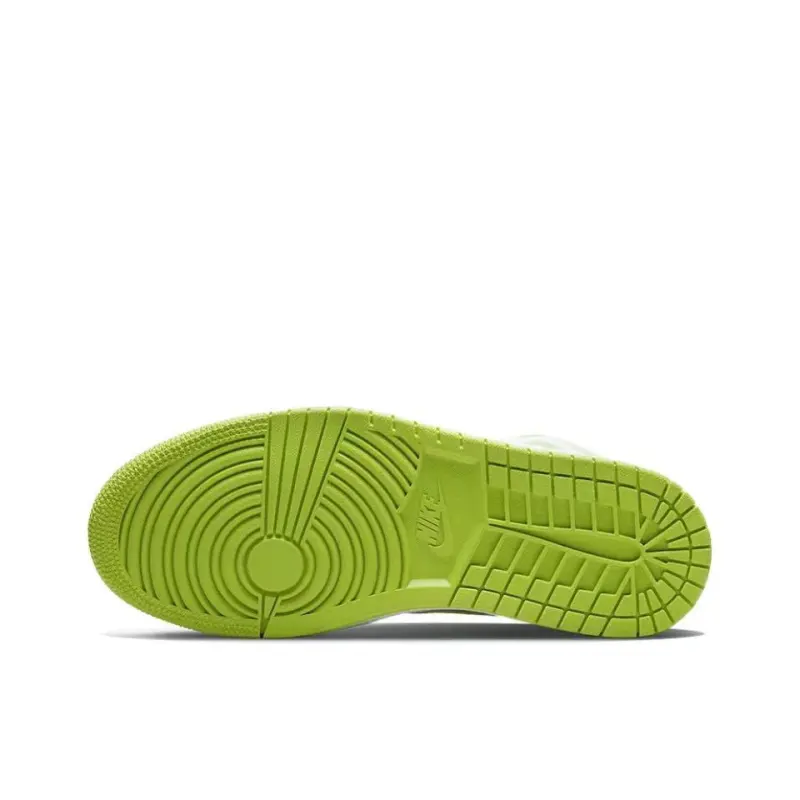 Air Jordan 1 Mid White Lime (Women's) BQ6472-131