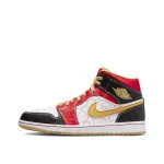 Air Jordan 1 Mid XQ White Black Sport Red DV0576-176