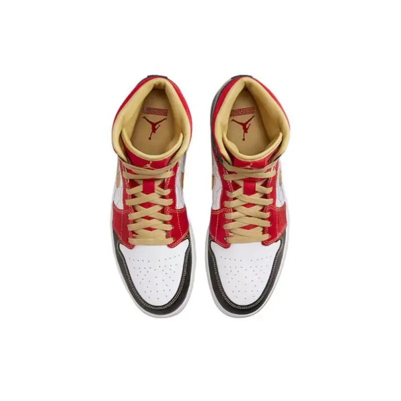 Air Jordan 1 Mid XQ White Black Sport Red DV0576-176