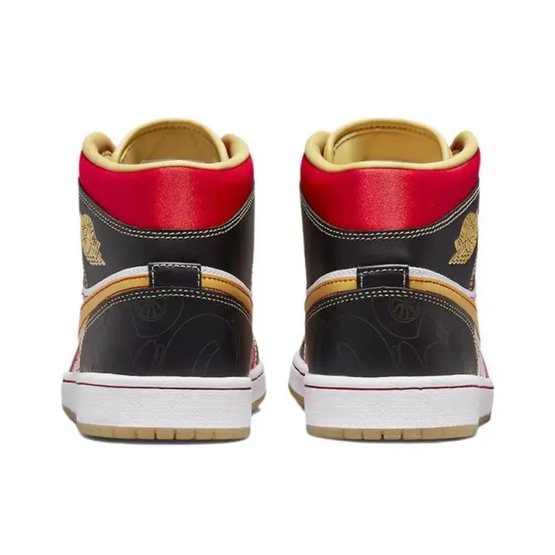 Air Jordan 1 Mid XQ White Black Sport Red DV0576-176