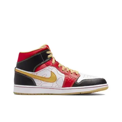 Air Jordan 1 Mid XQ White Black Sport Red DV0576-176 02