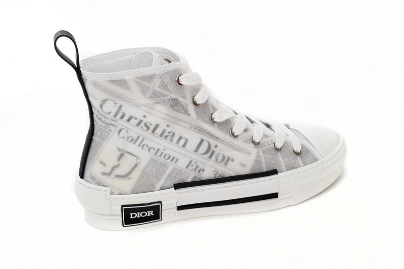Dior B23 High Top Daniel Arsham Newspaper 3SH118YUO_H069