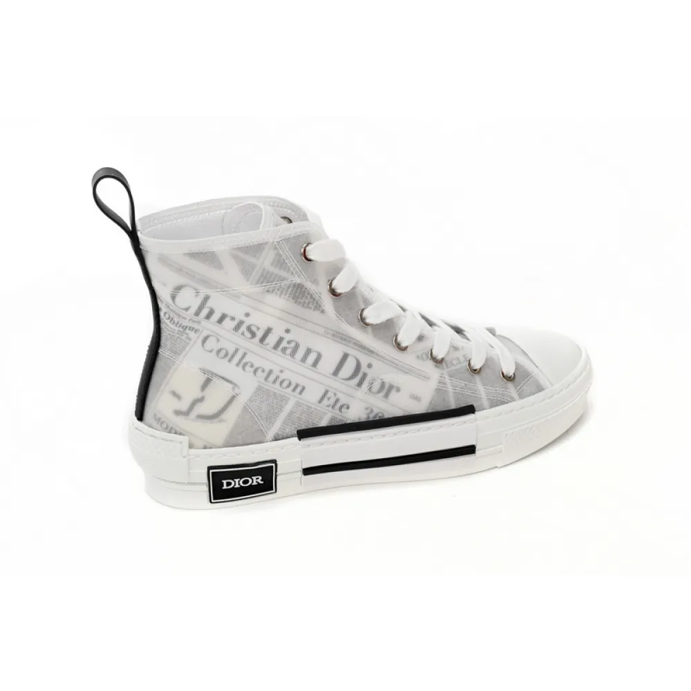 Dior B23 High Top Daniel Arsham Newspaper 3SH118YUO_H069