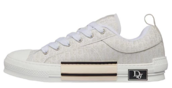 Dior B23 Skater Low Top Cream Dior Oblique Jacquard 3SN292ZUY_H800