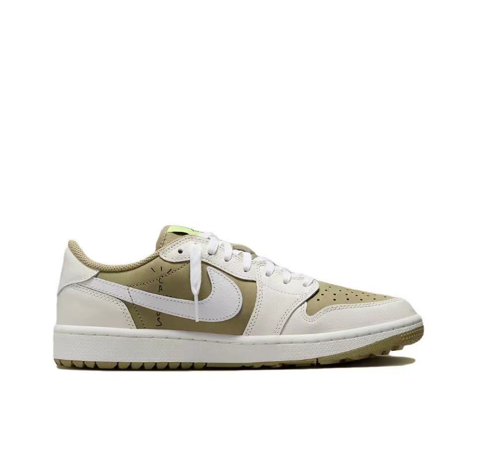  Air Jordan 1 Low Travis Scott x Air Jordan 1 Low Golf “Olive”  FZ3124-200