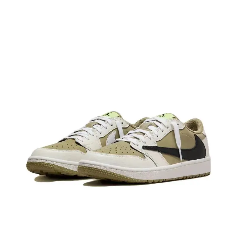  Air Jordan 1 Low Travis Scott x Air Jordan 1 Low Golf “Olive”  FZ3124-200