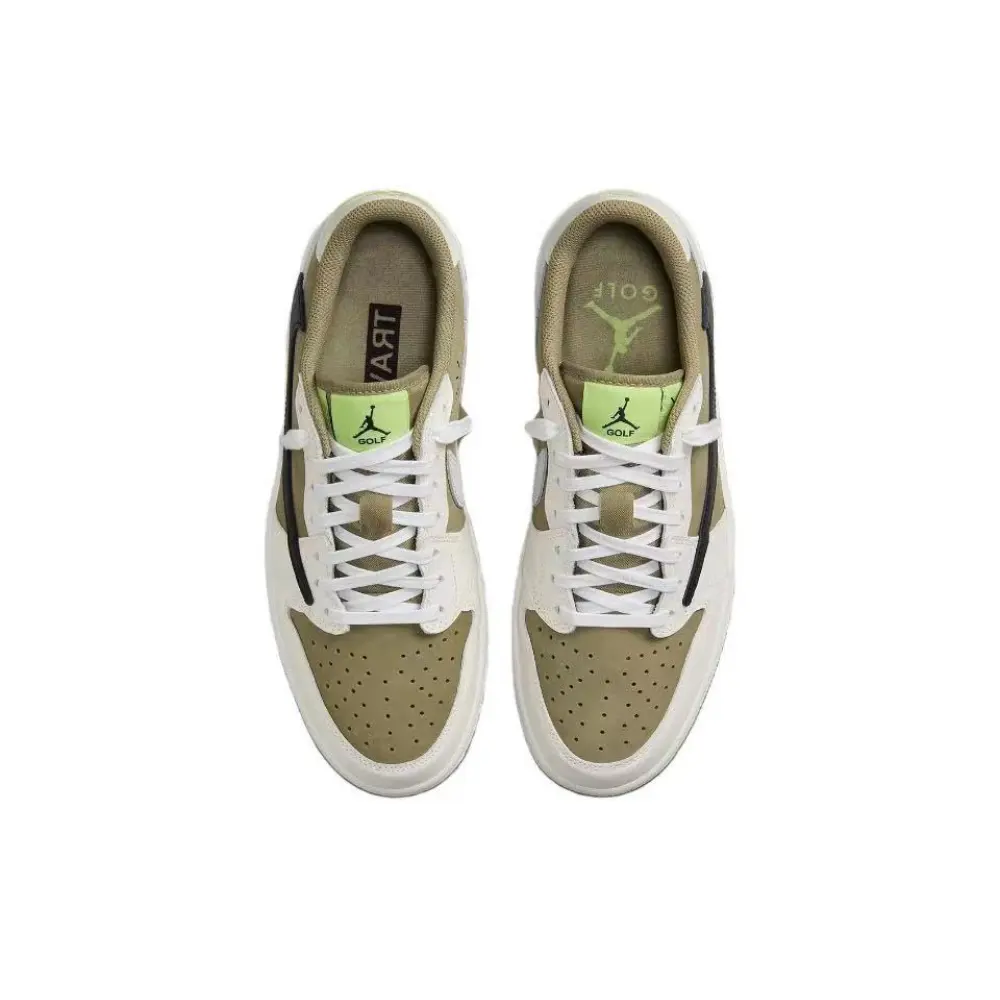  Air Jordan 1 Low Travis Scott x Air Jordan 1 Low Golf “Olive”  FZ3124-200