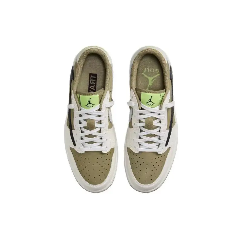  Air Jordan 1 Low Travis Scott x Air Jordan 1 Low Golf “Olive”  FZ3124-200