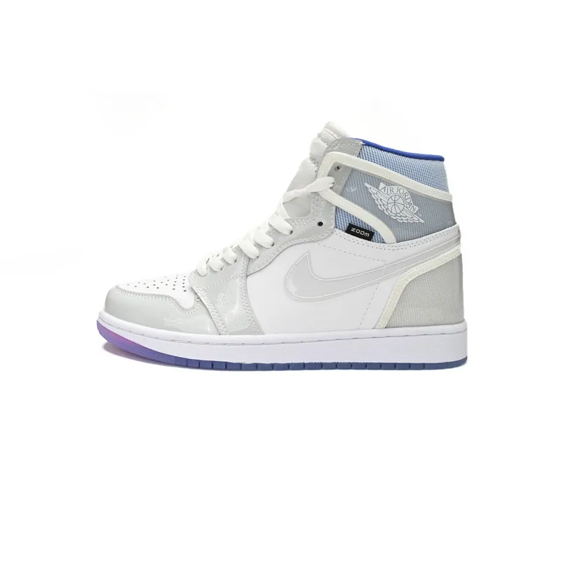 Air Jordan 1 Retro High Zoom White Racer Blue CK6637-104