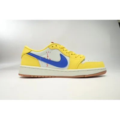 Air Jordan 1 Retro Low OG SP Travis Scott Canary (Women's) DZ4137-700 02