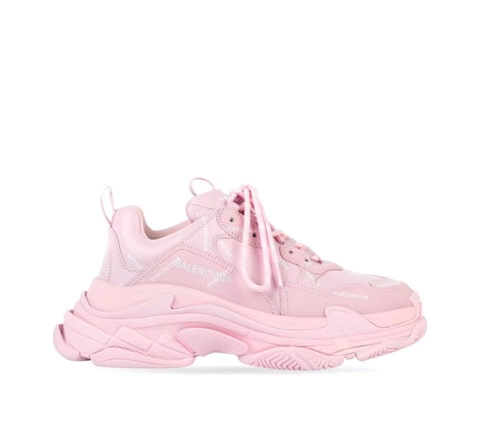 Balenciaga Triple S Letter Pink 524039 W2FA1 5090