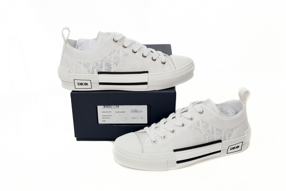 Dior B23 Skater Low Top Cream Dior Oblique Jacquard 3SN292ZUY_H800