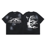 Hellstar Sport Logo Gel Black T-Shirt White0