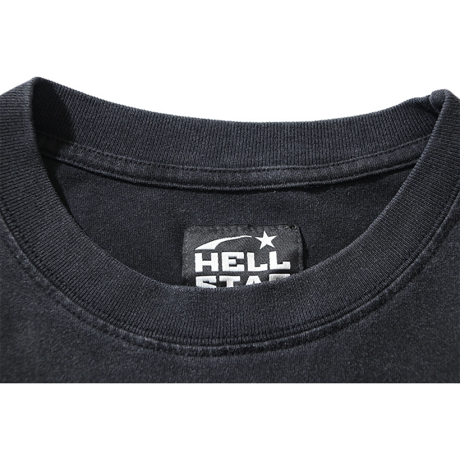 Hellstar Sport Logo Gel Black T-Shirt White