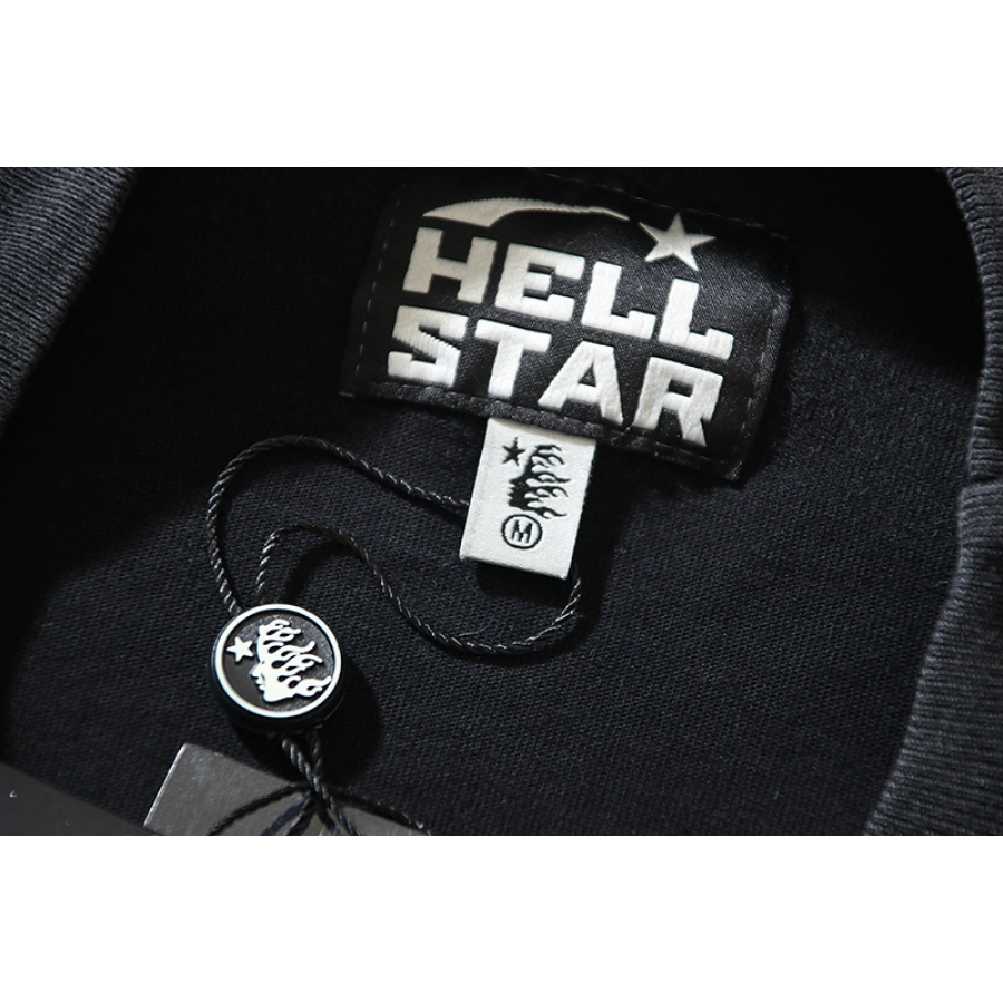 Hellstar Sport Logo Gel Black T-Shirt White