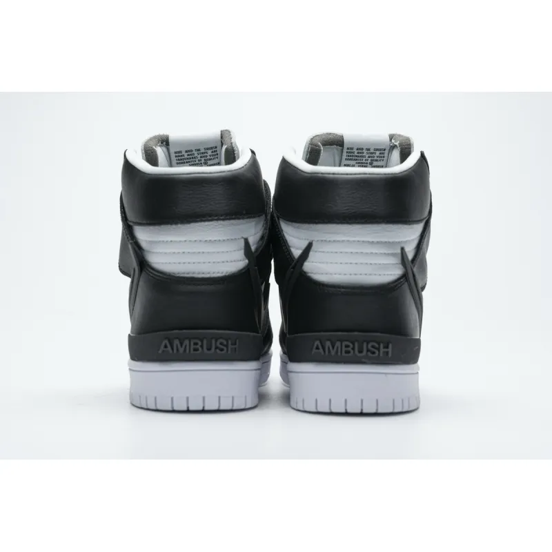 Nike Dunk High AM BUSH Black White CU7544-001