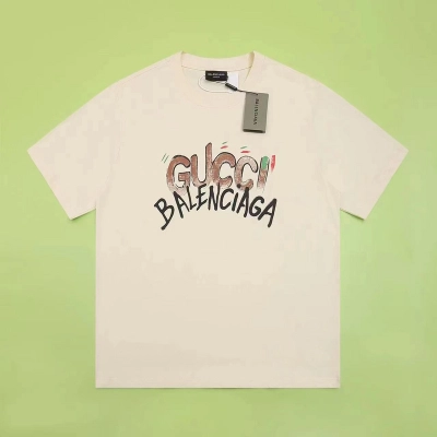 GUCCI T-shirt BALENCIAGA XGUCCI 122 01
