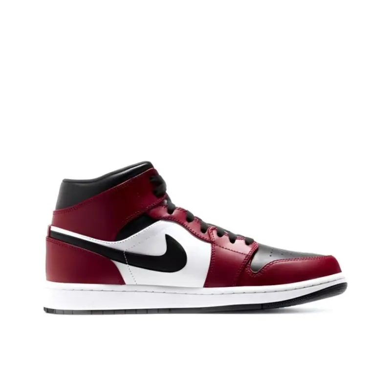 Air Jordan 1 Mid Chicago Toe 554724-069