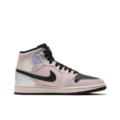 Air Jordan 1 Mid Dirty Powder Iridescent (Women's) BQ6472-602 02