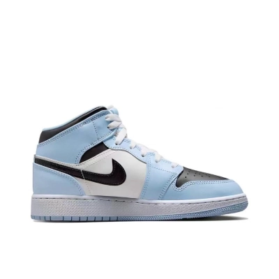 Air Jordan 1 Mid Ice Blue (2022) (GS)  555112-401 02