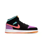 Air Jordan 1 Mid Multi-Color (GS) 554725-083
