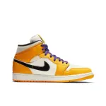 Air Jordan 1 Mid SE Lakers 852542-700