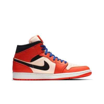 Air Jordan 1 Mid Team Orange Black 852542-800 02