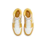 Air Jordan 1 Mid White University Gold (Women's) BQ6472-117