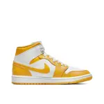 Air Jordan 1 Mid White University Gold (Women's) BQ6472-117