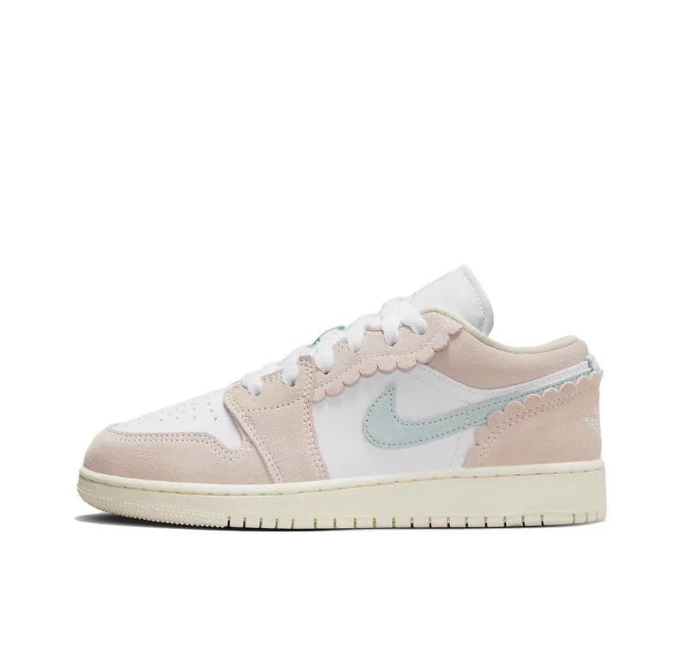 Air Jordan 1 Low SE Scalloped Edge Guava Ice (GS)  DZ5356-800