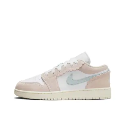 Air Jordan 1 Low SE Scalloped Edge Guava Ice (GS)  DZ5356-800 01