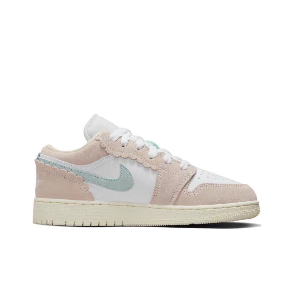 Air Jordan 1 Low SE Scalloped Edge Guava Ice (GS)  DZ5356-800