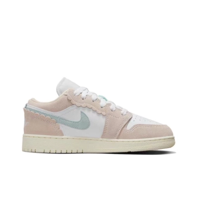 Air Jordan 1 Low SE Scalloped Edge Guava Ice (GS)  DZ5356-800 02