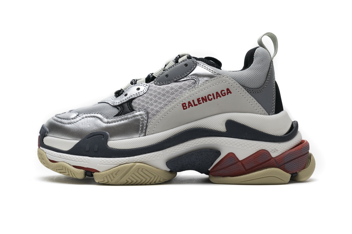 Balenciaga Triple S Grey Silver Black 512175 W0903 1081