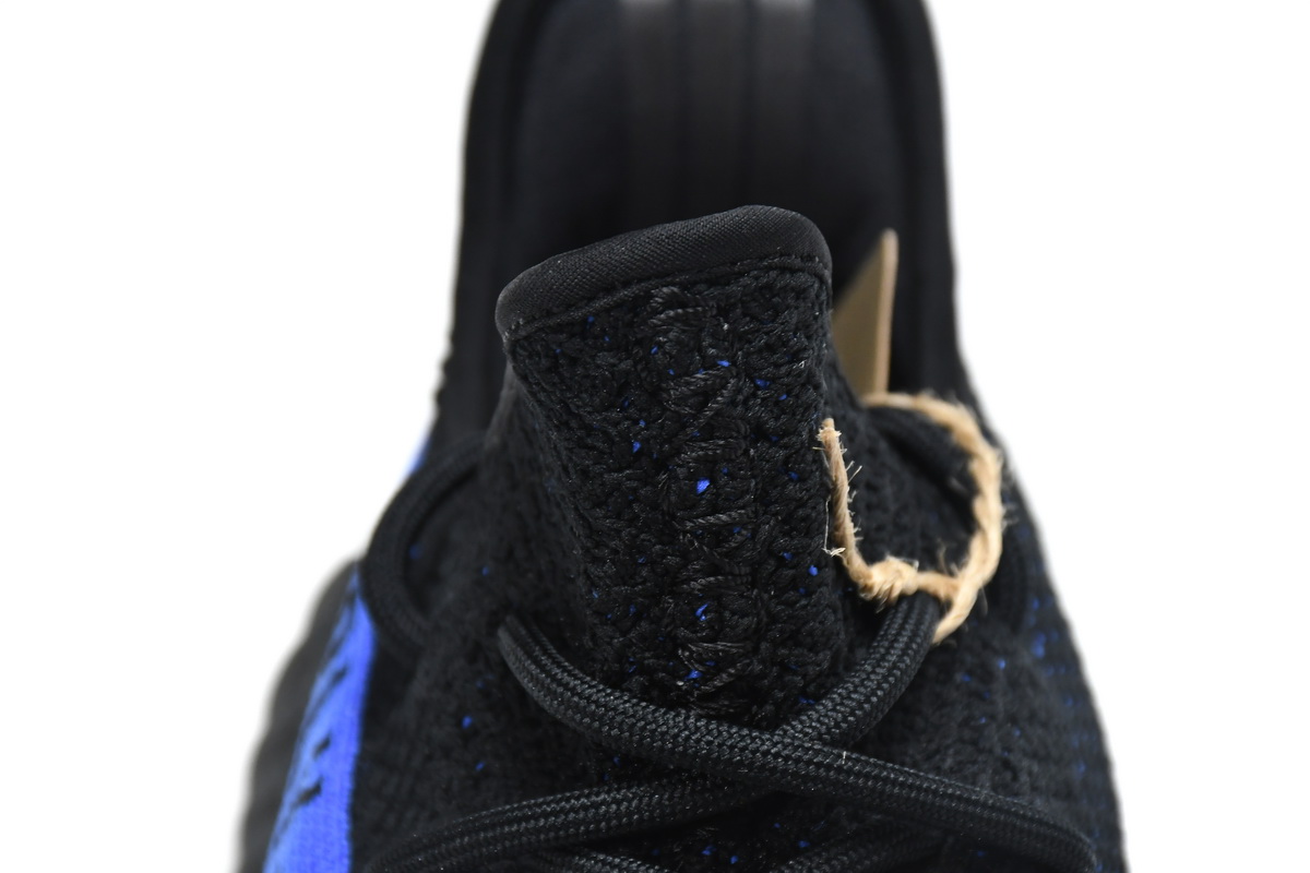 【$65 Free Shipping】Excellent Quality Adidas Boost 350 V2 Black Blue GY7164