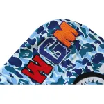 OBO  BAPE ABC Camo Shark Zip Hoodie Blue
