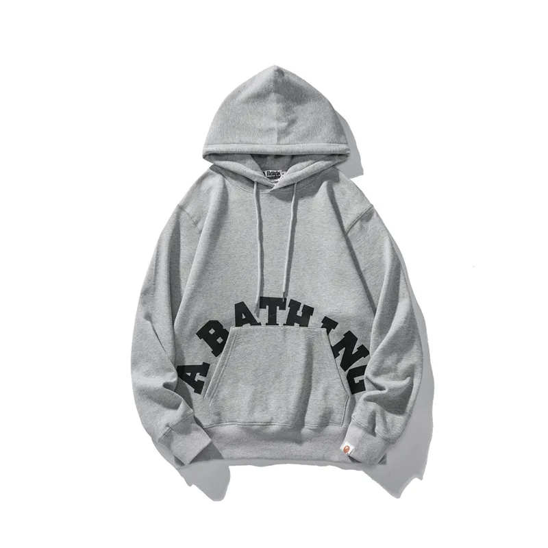 OBO  BAPE Giant Ape Head Hoodie Grey