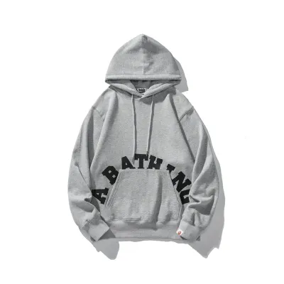 OBO  BAPE Giant Ape Head Hoodie Grey 01