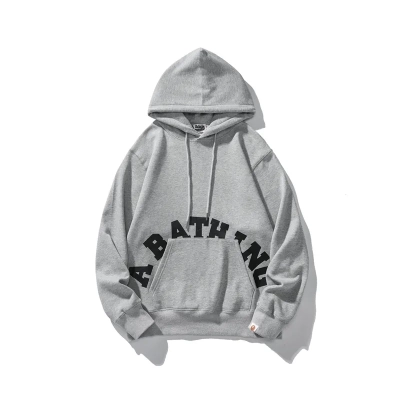 BAPE Giant Ape Head Hoodie Grey 01