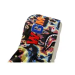 OBO  BAPE Honeycomb Transformation Camouflage Shark Hoodie Black & Pattern Yellow