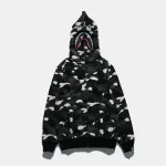 OBO  BAPE Space Camo Shark WGM Full-Zip Hoodie Black